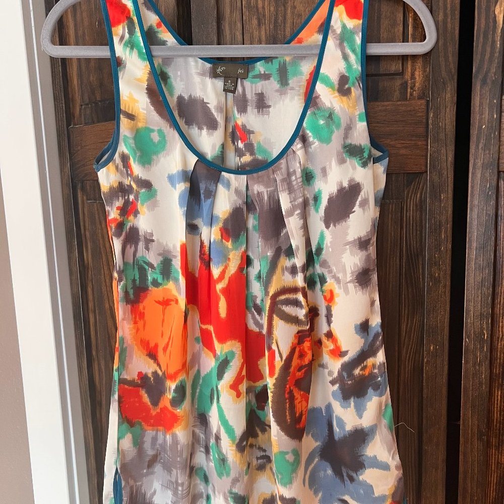 Anthropologie Silk Sleeveless Top